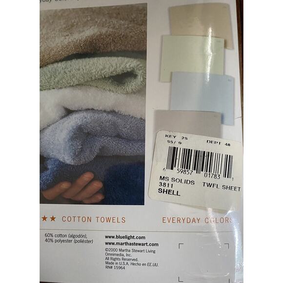 MARTHA STEWART EVERYDAY 230 THREAD COUNT TWIN FLAT SHEET SHELL COLOR NEW Bedroom - Picture 4 of 6